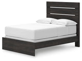 Hollivern Dark Gray Full Panel Bed by Ashley at Eve Furniture