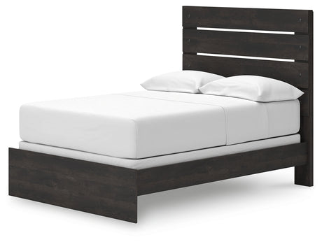 Hollivern Dark Gray Full Panel Bed by Ashley at Eve Furniture