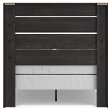 Hollivern Dark Gray Full Panel Bed by Ashley at Eve Furniture