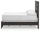 Hollivern Dark Gray Full Panel Bed by Ashley at Eve Furniture