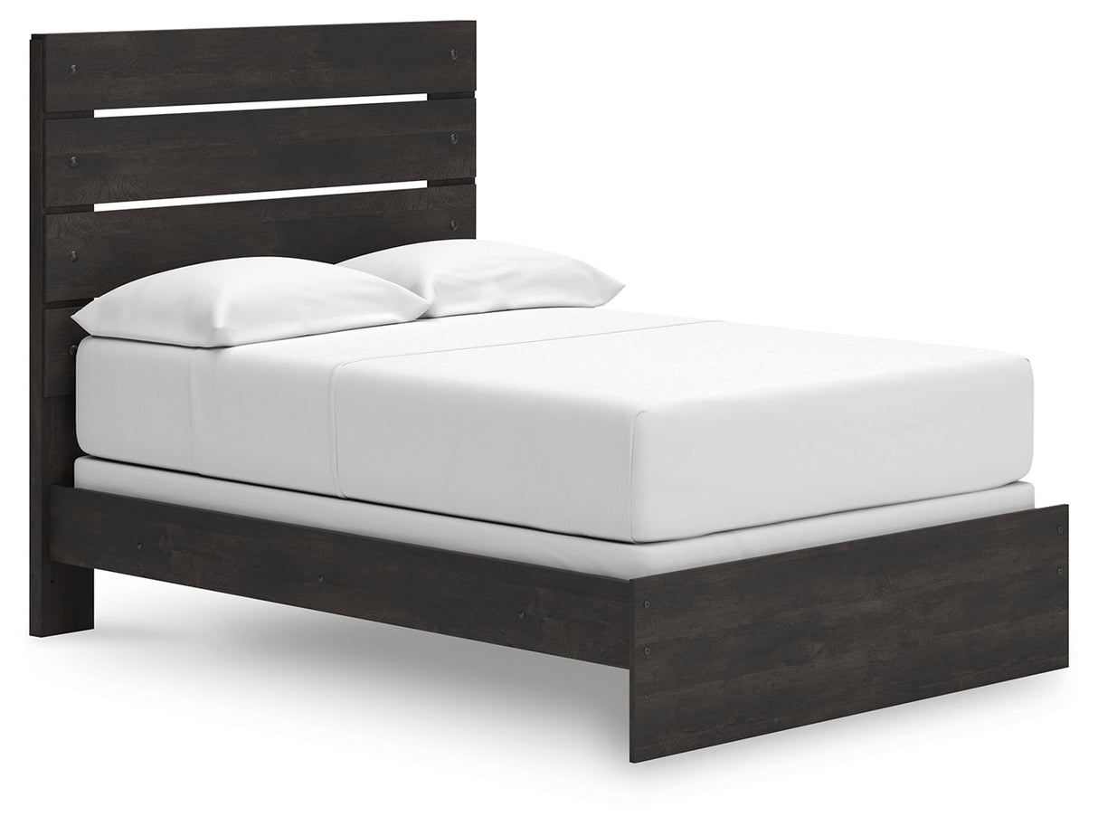 Hollivern Dark Gray Full Panel Bed by Ashley at Eve Furniture