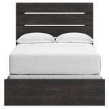 Hollivern Dark Gray Full Panel Bed by Ashley at Eve Furniture