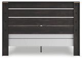 Hollivern Dark Gray King Panel Bed by Ashley at Eve Furniture