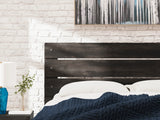 Hollivern Dark Gray King Panel Bed with Storage by Ashley at Eve Furniture