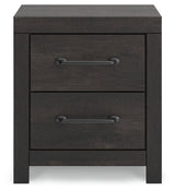 Hollivern Dark Gray Nightstand by Ashley at Eve Furniture