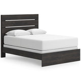 Hollivern Dark Gray Panel Bedroom Set by Ashley at Eve Furniture