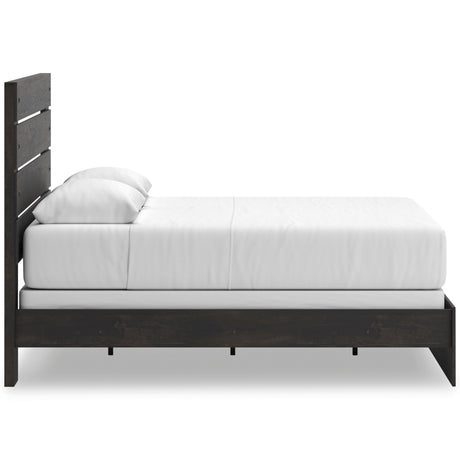 Hollivern Dark Gray Panel Bedroom Set by Ashley at Eve Furniture