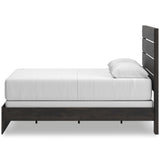 Hollivern Dark Gray Panel Bedroom Set by Ashley at Eve Furniture