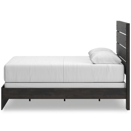 Hollivern Dark Gray Panel Bedroom Set by Ashley at Eve Furniture