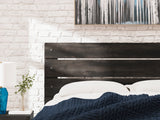Hollivern Dark Gray Storage Panel Bedroom Set with 2 One-Side Drawers by Ashley at Eve Furniture