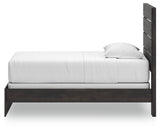 Hollivern Dark Gray Twin Panel Bed by Ashley at Eve Furniture