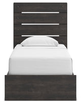Hollivern Dark Gray Twin Panel Storage Bed by Ashley at Eve Furniture