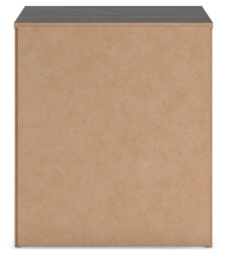 Hollivern Twin Panel Bed with Storage with Mirrored Dresser, Chest and 2 Nightstands in Dark Gray by Ashley at Eve Furniture