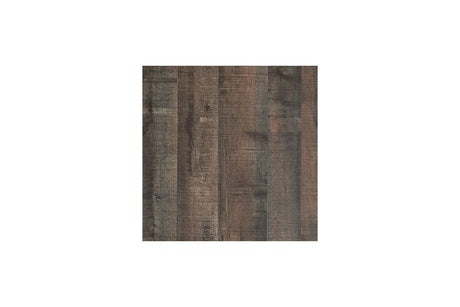 Hollum Rustic Brown End Table by Ashley at Eve Furniture