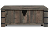 Hollum Rustic Brown Lift-Top Coffee Table by Ashley at Eve Furniture