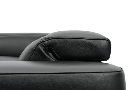 Holly Black Power Reclining Corner Sectional by New Era Innovations at Eve Furniture
