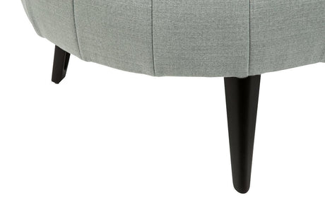 Hollyann Gray Oversized Accent Ottoman by Ashley at Eve Furniture