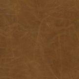 Hollyfield II Brown Leather Seat Gold Metal Base Stool by Mercana at Eve Furniture