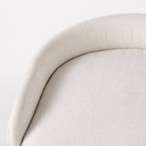 Hollyfield II Cream Fabric Seat W/ Gold Metal Base Bar Stool by Mercana at Eve Furniture