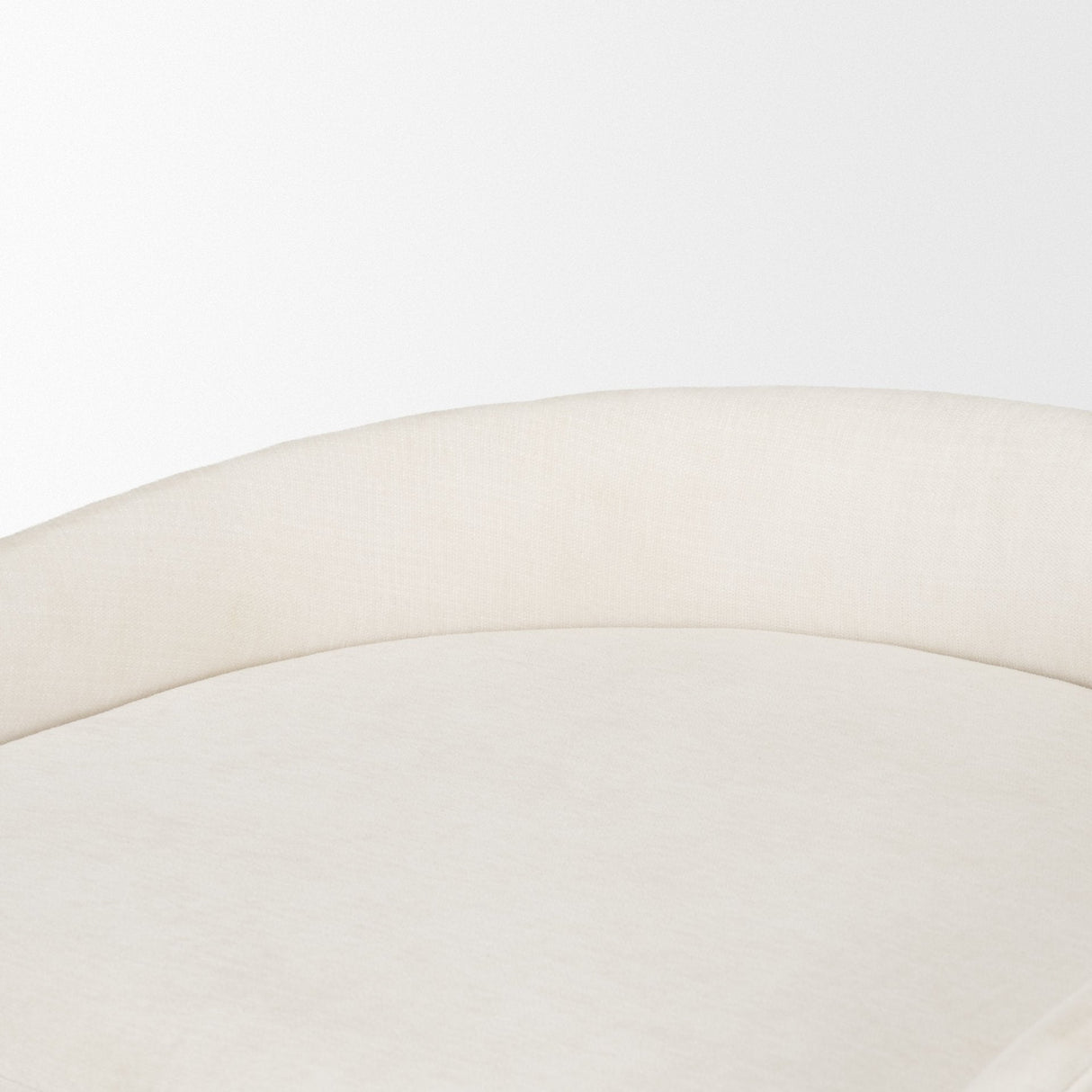 Hollyfield II Cream Fabric Seat W/ Gold Metal Base Counter Stool by Mercana at Eve Furniture
