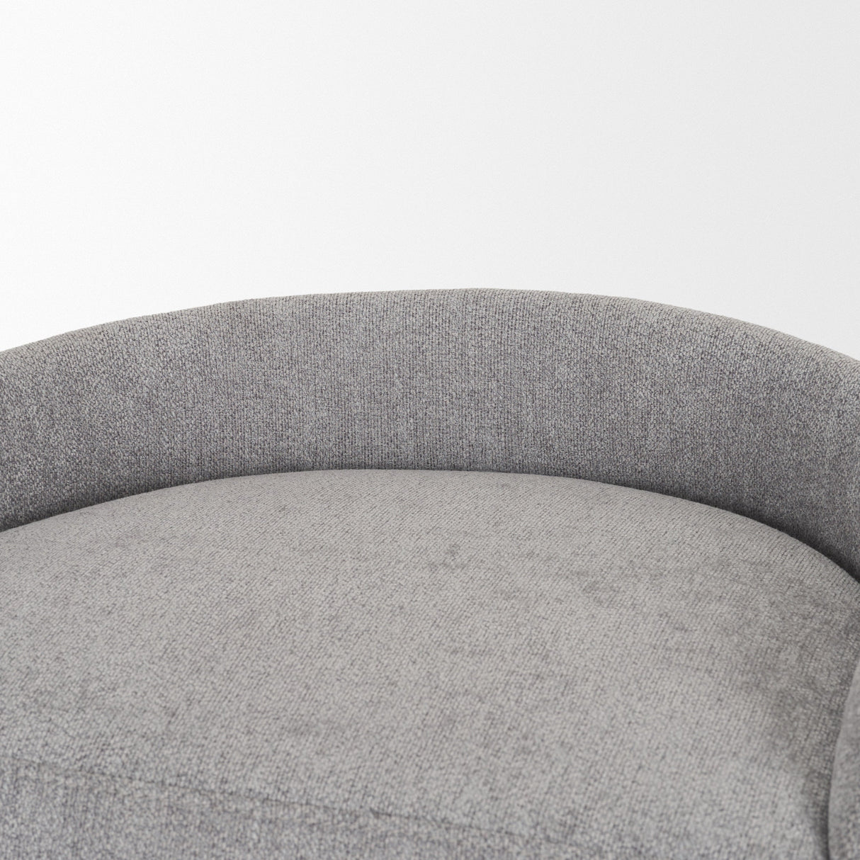 Hollyfield II Gray Fabric Seat W/ Gray Metal Base Bar Stool by Mercana at Eve Furniture