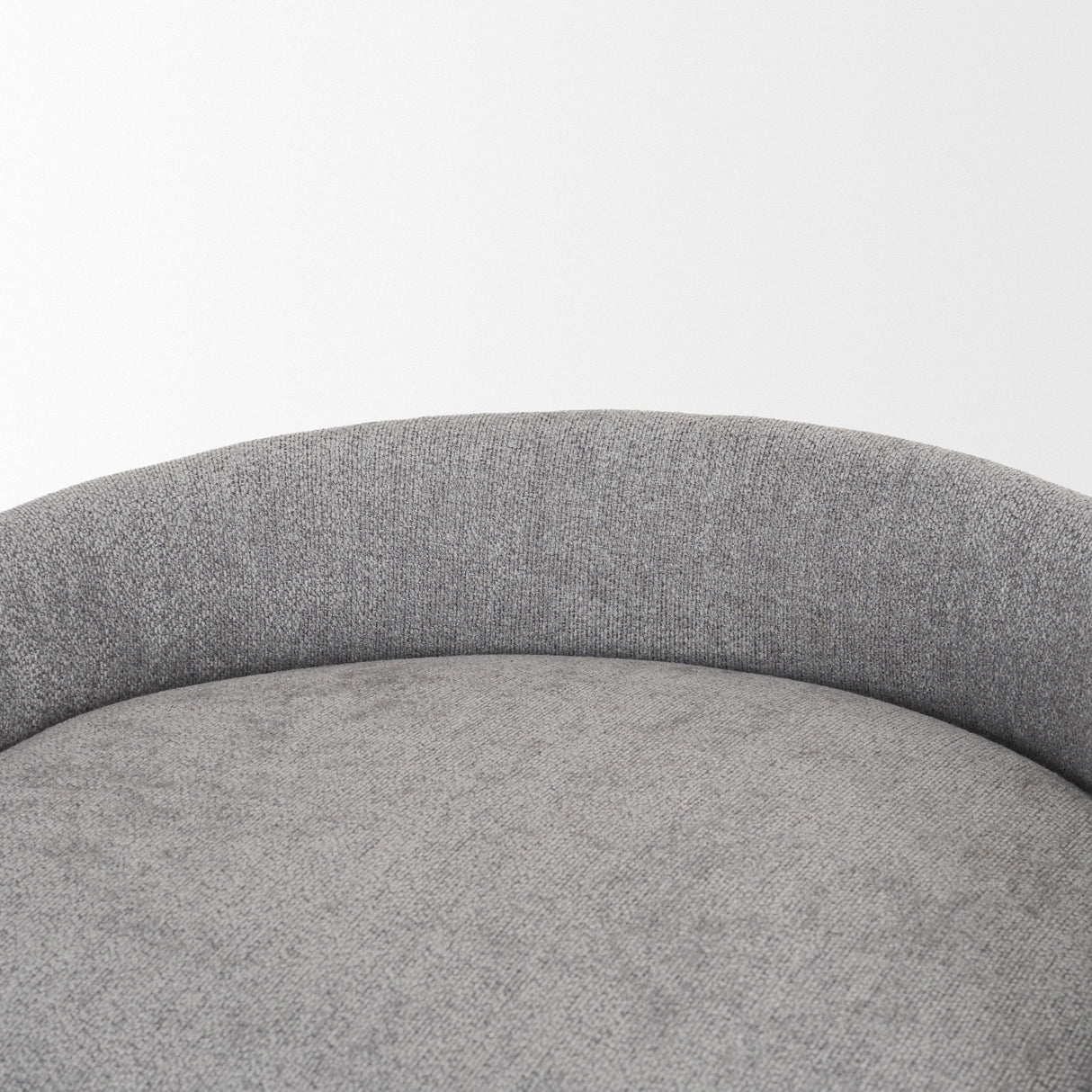 Hollyfield II Gray Fabric Seat W/ Gray Metal Base Counter Stool by Mercana at Eve Furniture