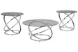 Hollynyx Chrome Finish Table by Ashley at Eve Furniture