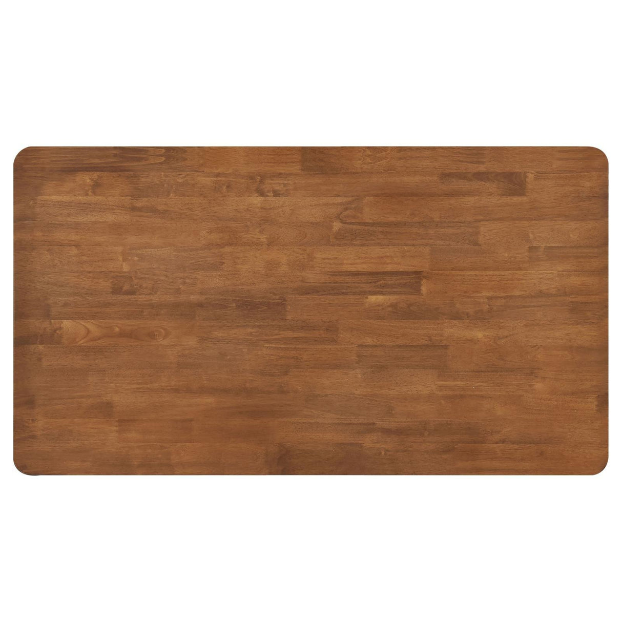 Hollyoak Walnut and Black Farmhouse Rectangular Dining Table with Turned Legs by Coaster at Eve Furniture
