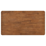 Hollyoak Walnut and Black Farmhouse Rectangular Dining Table with Turned Legs by Coaster at Eve Furniture