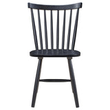 Hollyoak Windsor Spindle Back Dining Side Chairs Black (Set of 2)