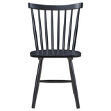 Hollyoak Windsor Spindle Back Dining Side Chairs Black (Set of 2) by Coaster at Eve Furniture