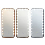 Hollywood 2 Black Floor Mirror by New Era Innovations at Eve Furniture