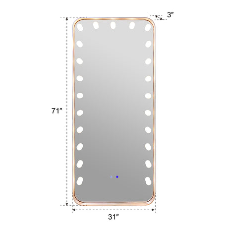 Hollywood 2 Silver Floor Mirror by New Era Innovations at Eve Furniture