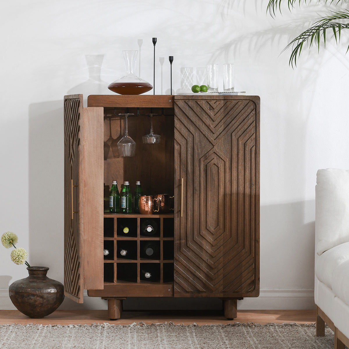 Holmes Bar Cabinet by Classic Home at Eve Furniture