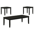 Holmes Black HP0426 3-Piece Occasional Table Set by Coaster at Eve Furniture