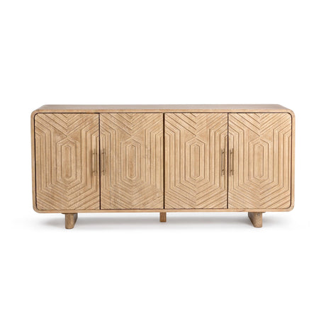 Holmes Dune Clay 4 Door Buffet by Classic Home at Eve Furniture