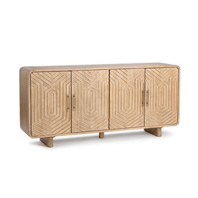 Holmes Dune Clay 4 Door Buffet by Classic Home at Eve Furniture