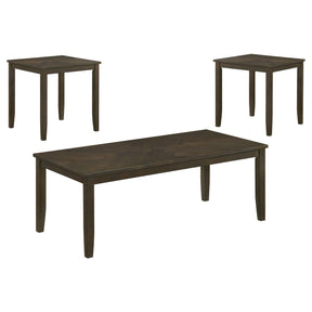 Holmes Dark Brown HP0426 3-Piece Occasional Table Set by Coaster at Eve Furniture