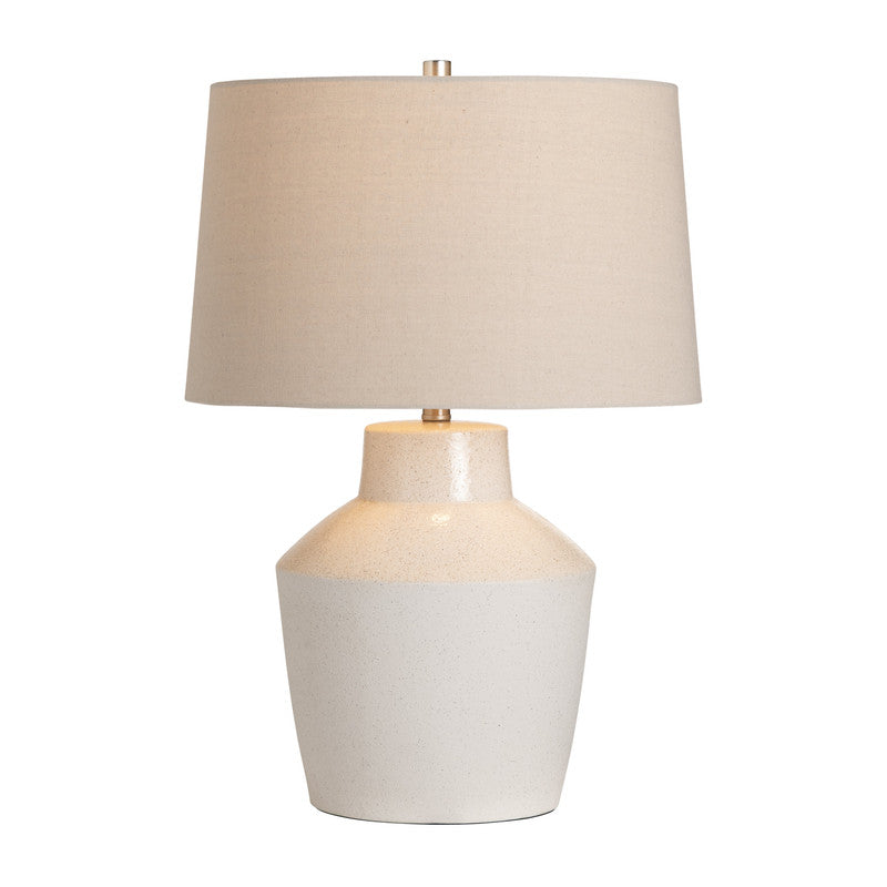 Holmes White Table Lamp by Crestview at Eve Furniture