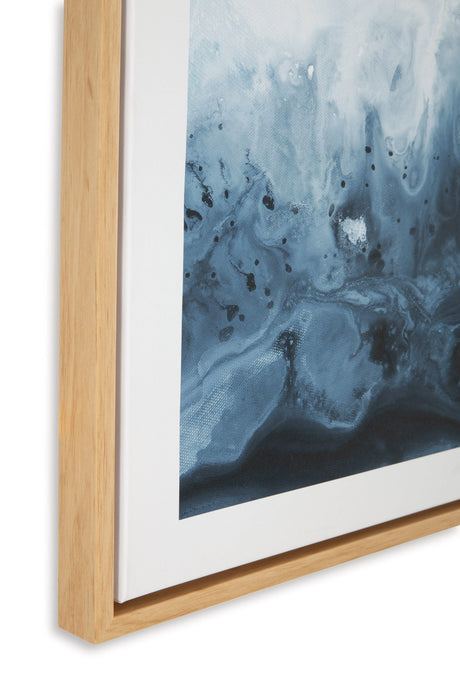 Holport Blue/White Wall Art by Ashley at Eve Furniture