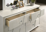 Holsted White Mirror Only by Furniture of America at Eve Furniture