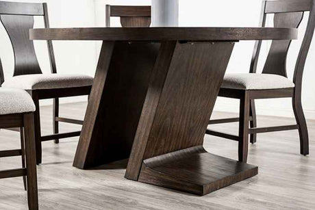 Holsworthy Espresso 5-Piece Dining Room Set by Furniture of America at Eve Furniture