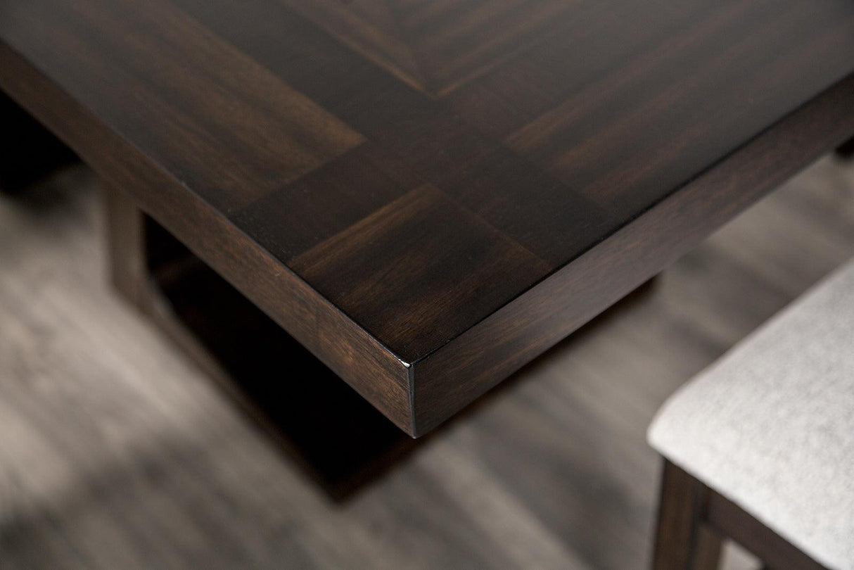 Holsworthy Espresso Dining Table Only by Furniture of America at Eve Furniture