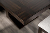 Holsworthy Espresso Dining Table Only by Furniture of America at Eve Furniture