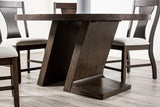 Holsworthy Espresso Round Dining Table Only by Furniture of America at Eve Furniture