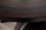 Holsworthy Espresso Round Dining Table Only by Furniture of America at Eve Furniture
