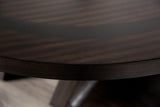 Holsworthy Espresso Round Dining Table by Furniture of America at Eve Furniture