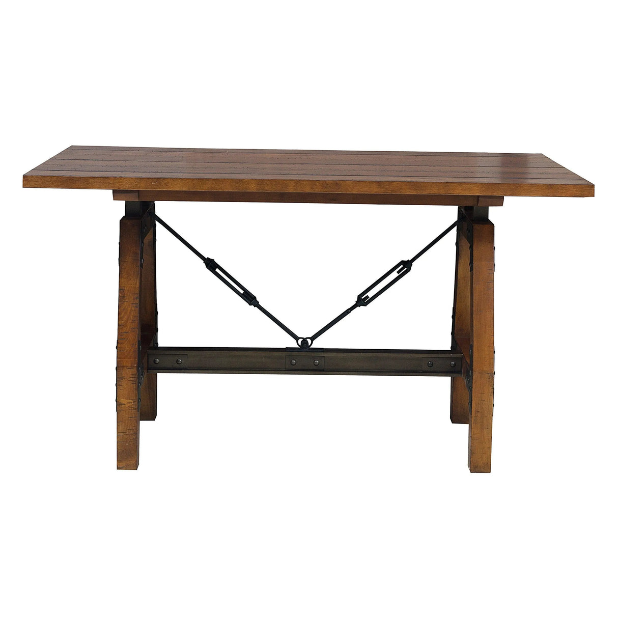 Holverson Rustic Brown Counter Height Set by Homelegance at Eve Furniture