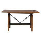 Holverson Rustic Brown Counter Height Set by Homelegance at Eve Furniture