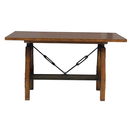 Holverson Rustic Brown Counter Height Set by Homelegance at Eve Furniture